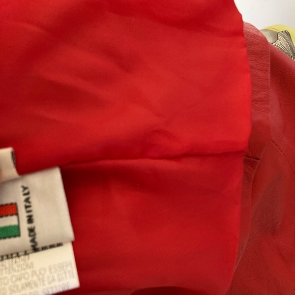 SANDRO Ferrone cropped thin red jacket . Made in Italy - Picture 7 of 10